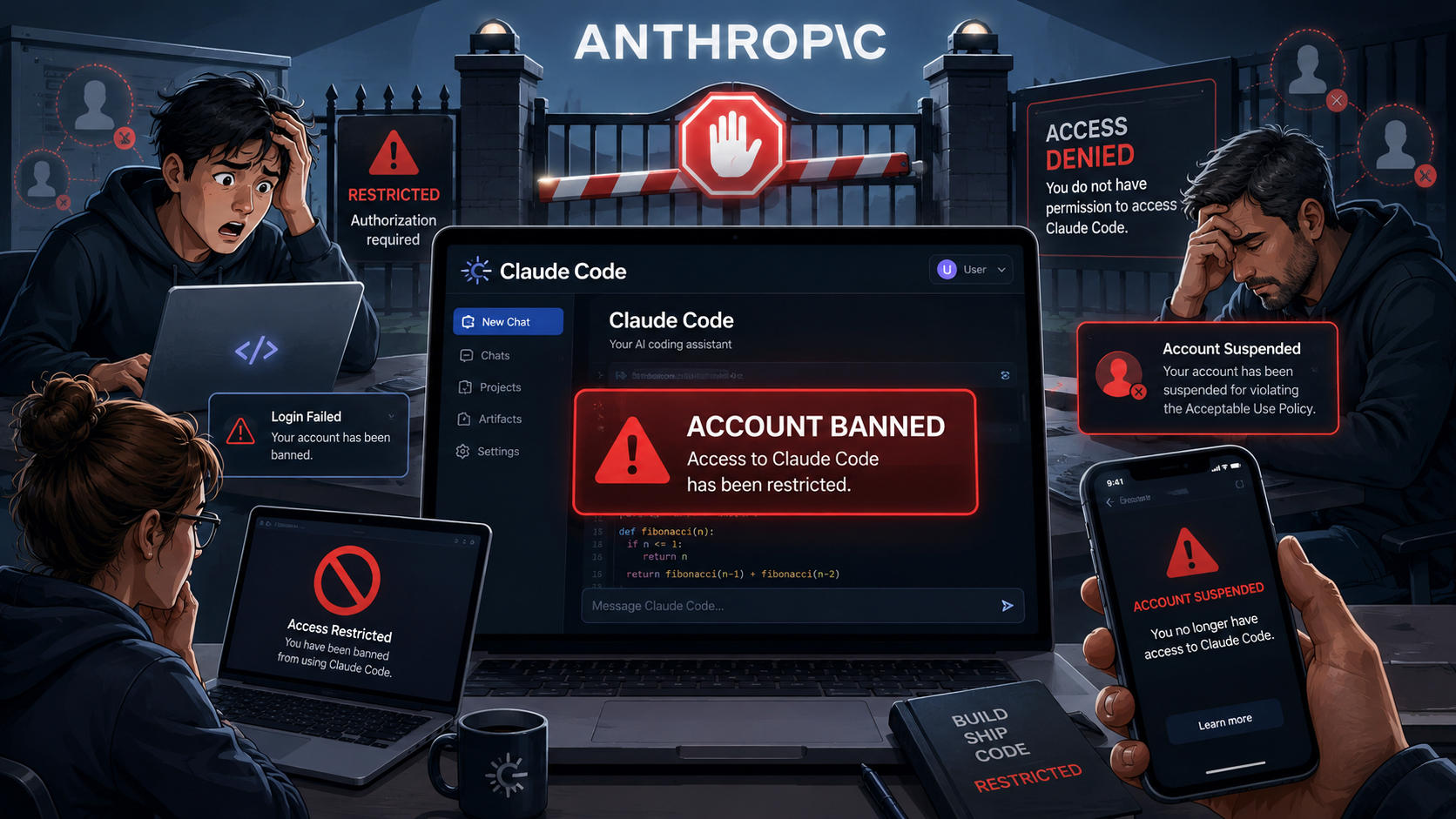 Anthropic блокирует аккаунты пользователей из России: что известно на данный момент