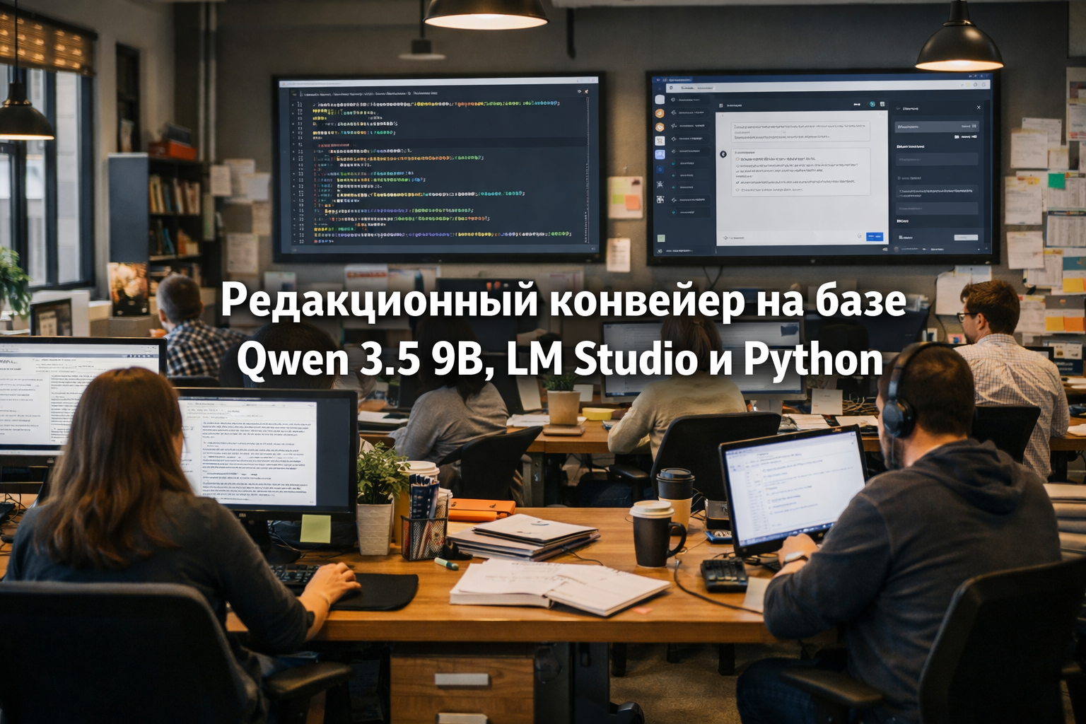 Как я собрал локальный редакционный конвейер на базе Qwen 3.5 9B, LM Studio и Python