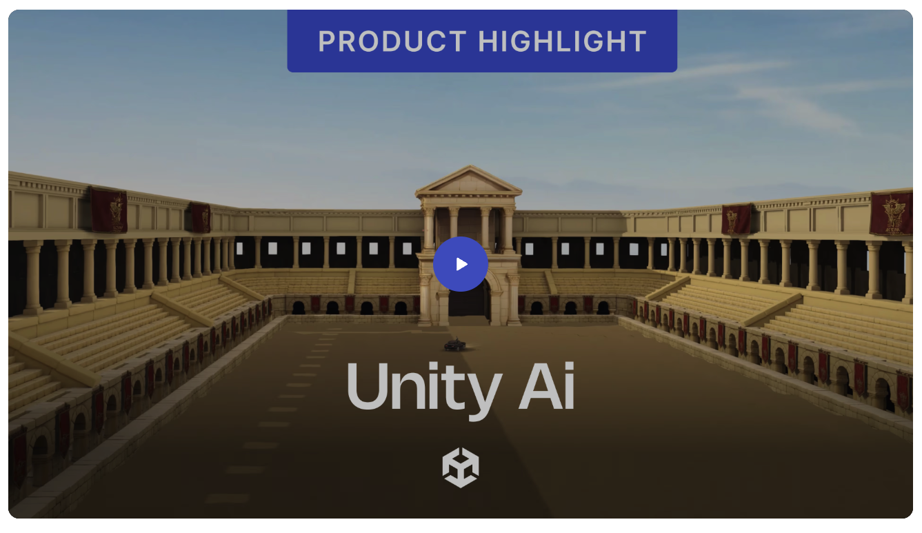 Unity открыла бета-доступ к Unity AI — набору ИИ-инструментов для разработки игр