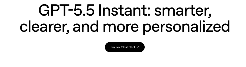 OpenAI представила GPT-5.5 Instant как новую модель ChatGPT по умолчанию