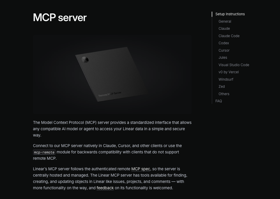 Linear MCP Server