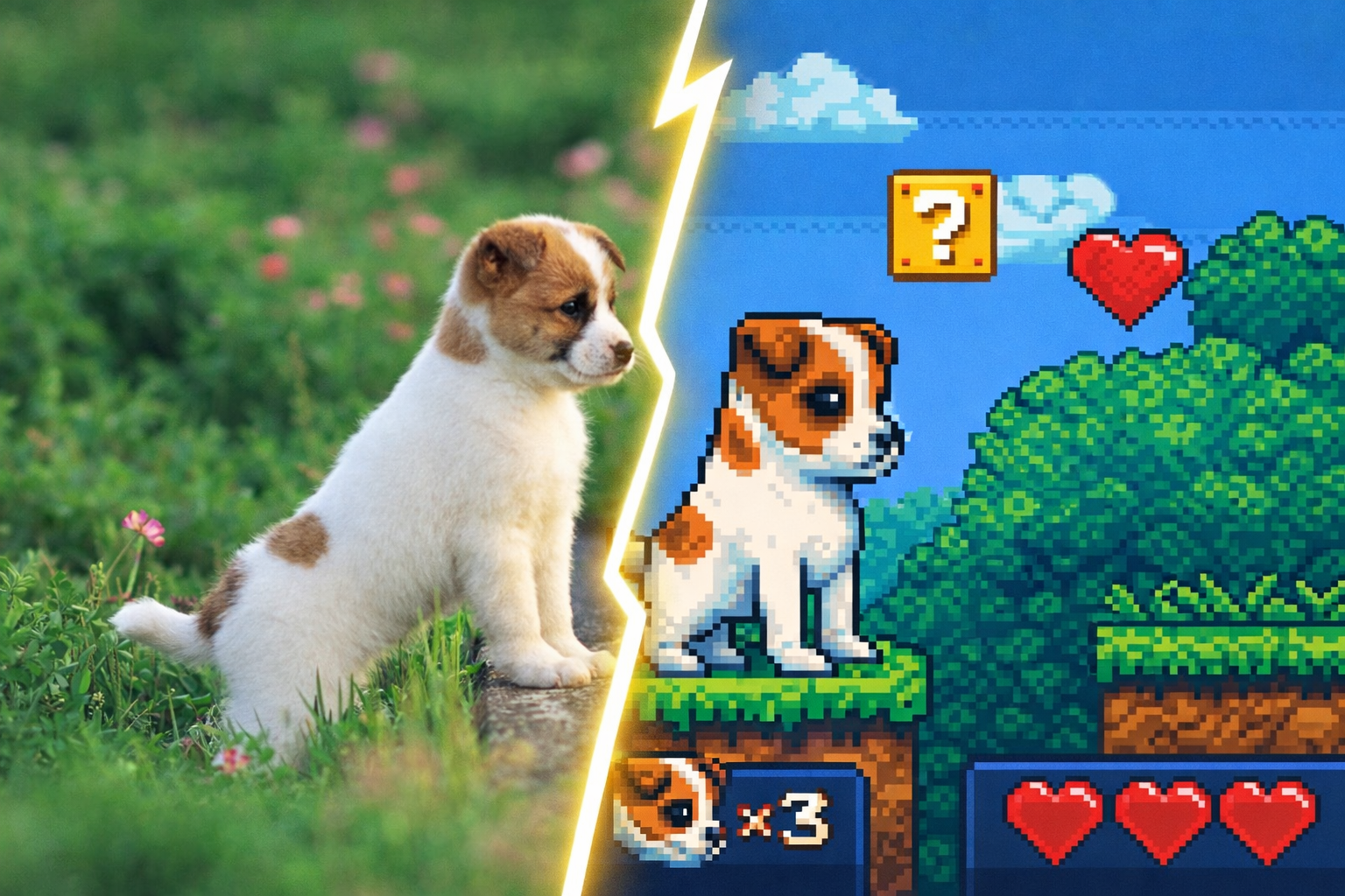 Пиксельный персонаж из фото (Pixel Art Character)