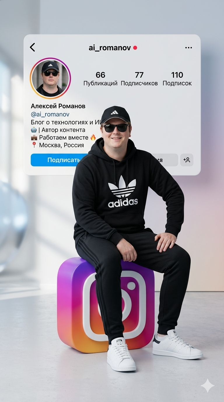 Визитка социальной сети