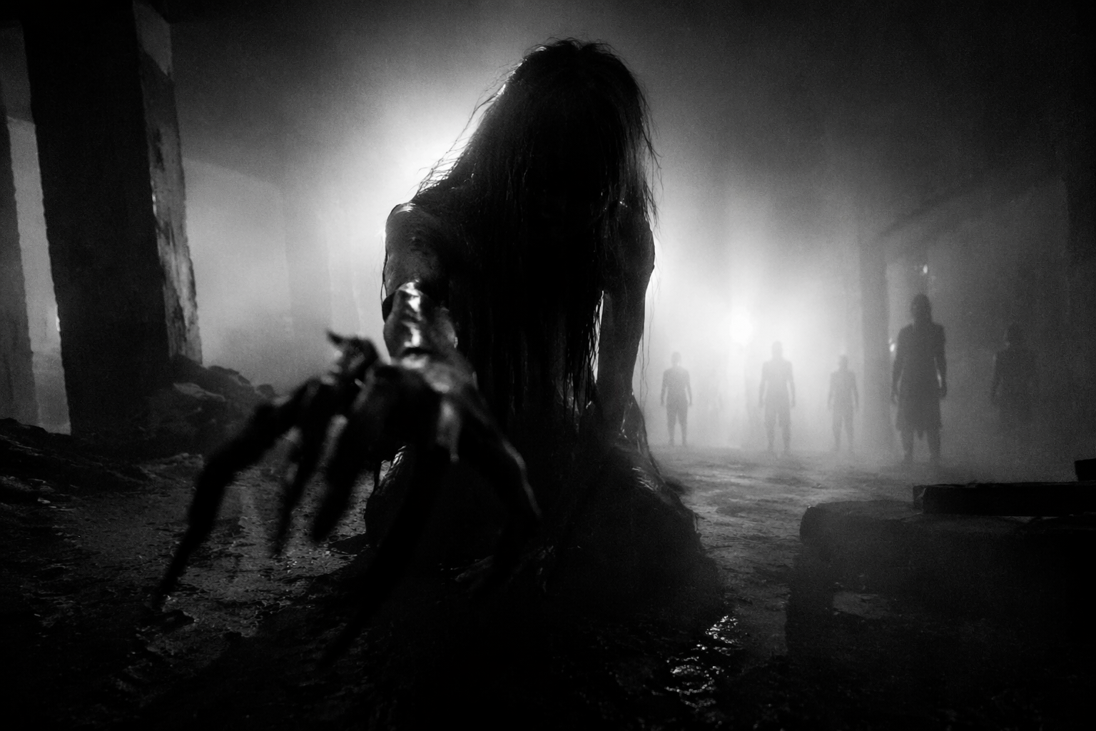 Хоррор сцена.